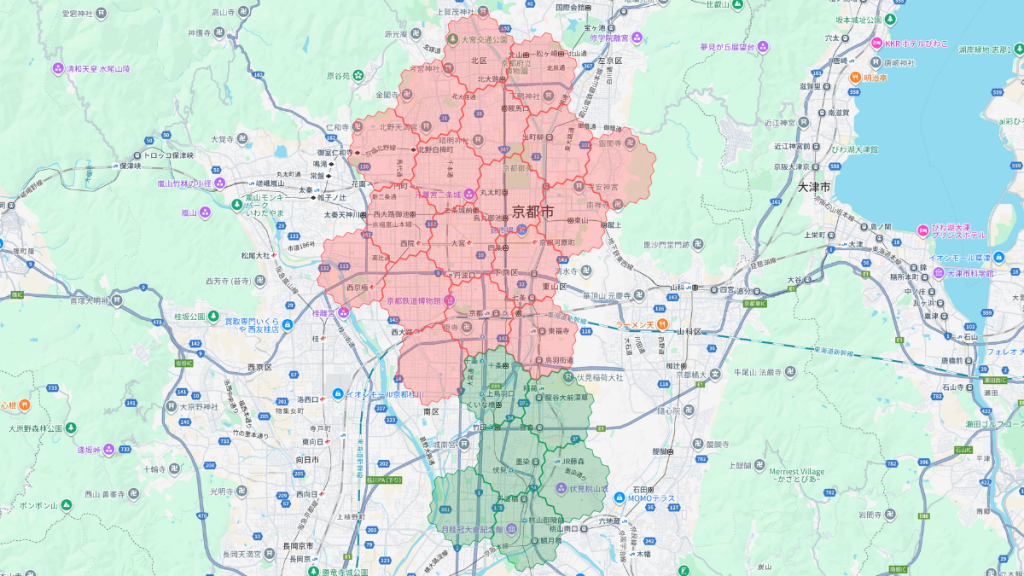 メニューの対応エリア_京都府