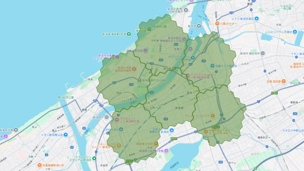 メニューの対応エリア_新潟県