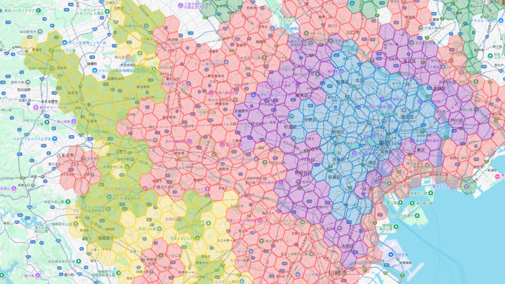 メニューの対応エリア_東京都