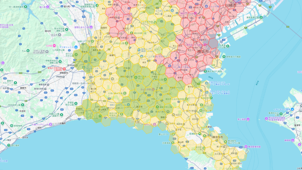 メニューの対応エリア_神奈川県