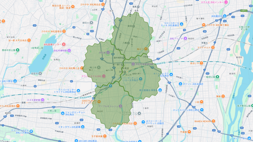 メニューの対応エリア_静岡県浜松市