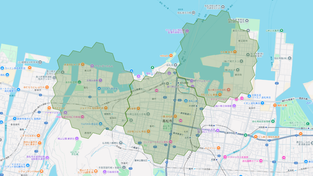 メニューの対応エリア_香川県