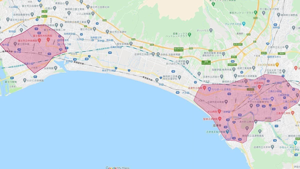 Uber Eats(ウーバーイーツ)最新エリアと配達範囲のマップを全都市総