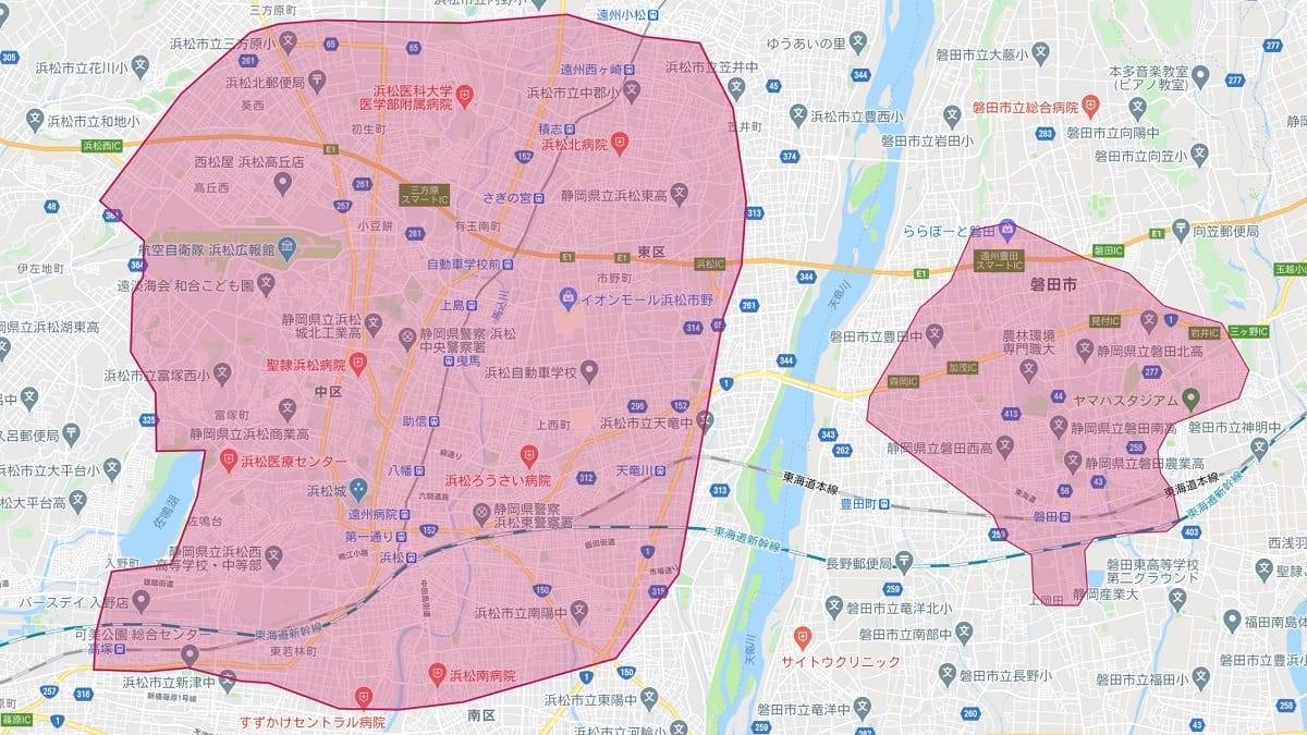 Uber Eats（ウーバーイーツ）最新エリアと配達範囲のマップを全都市総 