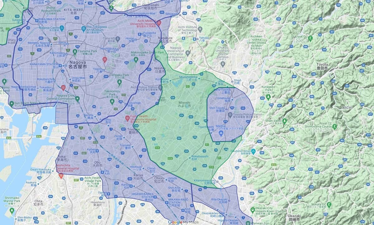 Uber Eats（ウーバーイーツ）名古屋エリアの範囲や店舗、クーポンや 