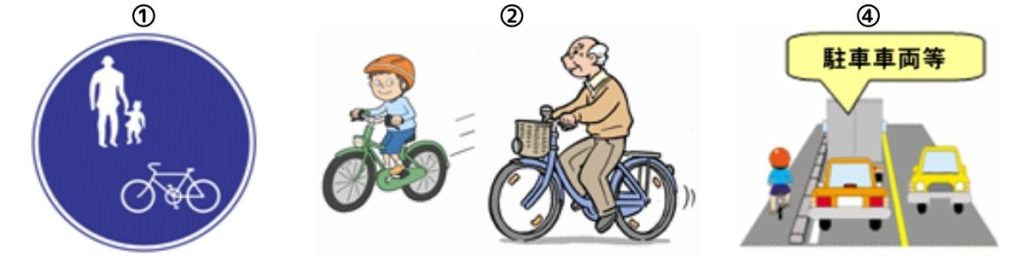 ウーバーイーツ交通ルールクイズ第1問