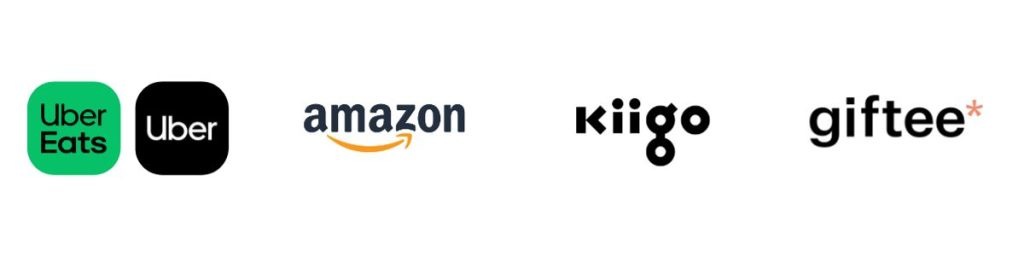 ウーバーギフトカード取り扱いオンライン店舗各店