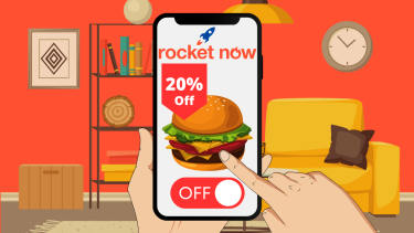 ロケットナウのクーポン記事アイキャッチ